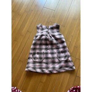 Lili Gaufrette Pink Plaid Dress - Baby Infant Size 2 Age